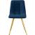 Annie Velvet Dining Chair with Gold Legs