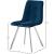 Annie Velvet Dining Chair with Chrome Legs