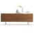 Horizon Wood/Glass/Metal Sideboard w/4 Doors & Drawer