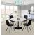 Annie Velvet Dining Chair with Matte Black