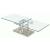 8164 Rectangular Motion Glass Cocktail Table