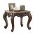 Devayne Marble/Wood Square End Table