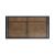 Bedford Rectangular Glass/Metal/MDF Cocktail Table