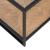 Bedford Rectangular Glass/Metal/MDF Cocktail Table