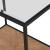 Bedford Rectangular Glass/MDF/Metal Chairside Table