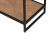 Bedford Rectangular Glass/MDF/Metal Chairside Table