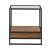 Bedford 3-Piece Glass & Wood Cocktail Table Set | Weathered Oak