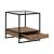 Bedford Rectangular Glass/Metal/MDF 1-Drawer End Table