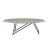 Allis Oval Wood/Metal Coffee Table