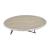 Allis Oval Wood/Metal Coffee Table