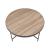 Bage Wood/Metal Round Coffee Table