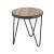 Bage Wood/Metal Round End Table