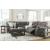 Museum Fabric 2-Piece Reclining Sectional