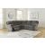 Museum Fabric 2-Piece Reclining Sectional
