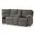 Museum Fabric 2-Piece Reclining Sectional