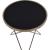 Valora Glass/Metal Round End Table