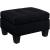 Earsom Linen Sectional Sofa w/Ottoman