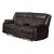 Jude Leatherette Double Glider Reclining Loveseat w/Console