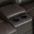 Jude Leatherette Double Glider Reclining Loveseat w/Console