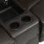 Jude Leatherette Double Glider Reclining Loveseat w/Console