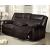 Jude Leatherette Double Glider Reclining Loveseat w/Console