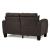 Sinclair Polyester Fabric Loveseat