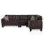 Sinclair Fabric Sectional Sofa