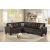 Sinclair Polyester Fabric/Wood Sectional Sofa