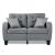 Sinclair Polyester Fabric Loveseat