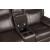 Aram Double Glider Microfiber Reclining Loveseat