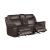 Aram Double Glider Microfiber Reclining Loveseat