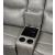 Aram Leatherette Double Glider Reclining Loveseat