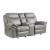 Aram Leatherette Double Glider Reclining Loveseat