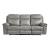 Aram Leatherette Double Reclining Sofa