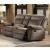 Aram Fabric Double Glider Reclining Loveseat