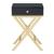 Coleen Wood Veneer/Metal Side Table, Composition 1