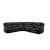 Bastrop Leatherette/Microfiber Match Reclining Sectional