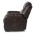Bastrop Leather Gel Match Glider Reclining Chair
