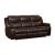 Bastrop Leather Gel Match Double Reclining Sofa