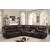 Bastrop Leatherette/Wood Match Reclining Sectional