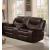 Bastrop Leather Gel Match Double Glider Reclining Love Seat w/Console