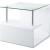 Nevaeh Glass Square End Table