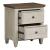 Heartland Wood 2-Drawer Night Stand w/Charging Station
