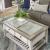 Heartland Rectangular Glass/Wood 2-Drawer Ceiling Tile Cocktail Table
