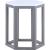 Reon Marble/Wood Hexagon End Table