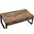 Aflo Wood/Metal Rectangular Storage Coffee Table w/2 Drawers