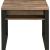 Aflo Wood/Metal Square Storage End Table w/Drawer