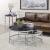 Virlana Faux Marble/Glass Round Nesting Coffee Table