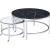 Virlana Faux Marble/Glass Round Nesting Coffee Table