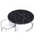 Virlana Faux Marble/Glass Round Nesting Coffee Table
